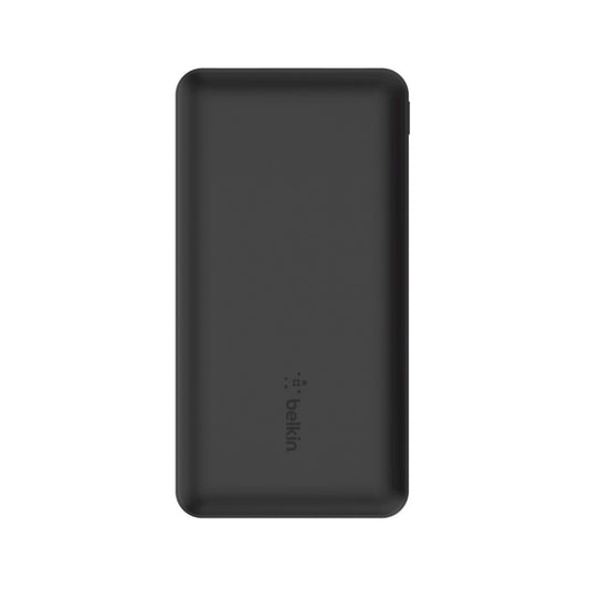 Belkin 10K Power Bank with USB-C 15W & Dual USB-A (inc 15cm USB-A to C Cable) - Black