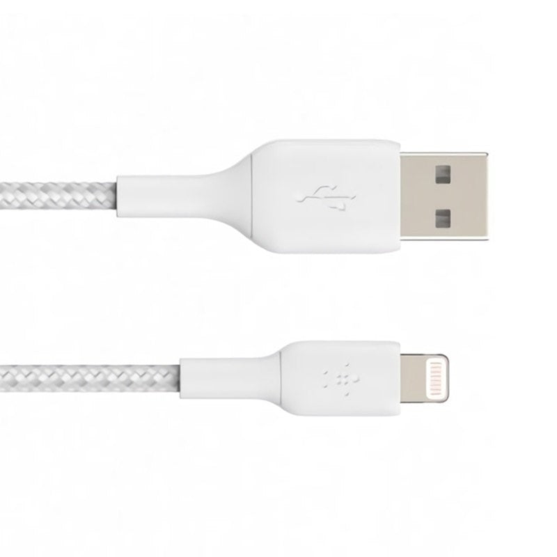 Belkin Boost Charge Braided Lightning Cable - 1m - White