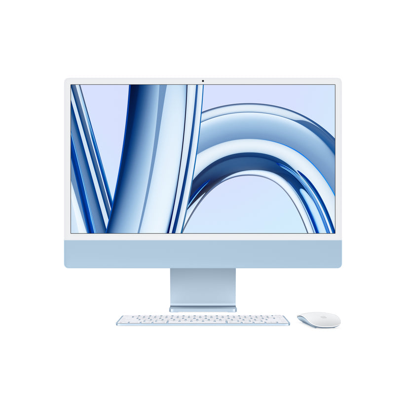 Apple 24-inch iMac - M3 chip with 8‑core CPU / 10‑core GPU - 256GB - Blue
