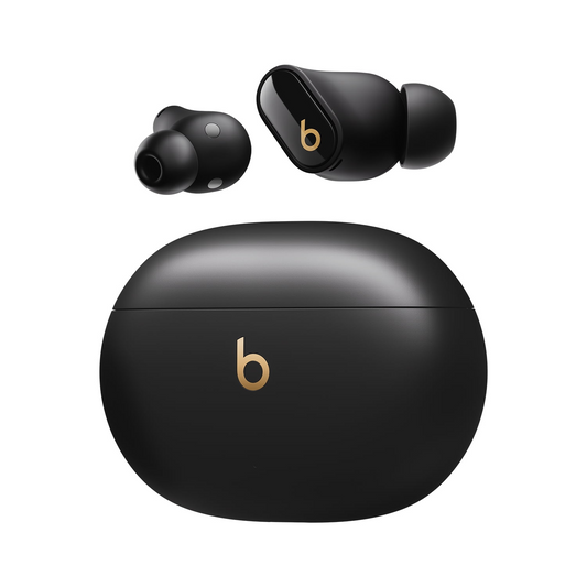 Beats Studio Buds + - True Wireless Noise Cancelling Earbuds - Black/Gold