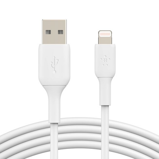 Belkin BOOST CHARGE™ Lightning to USB-A Cable (Braided) - 2m - White
