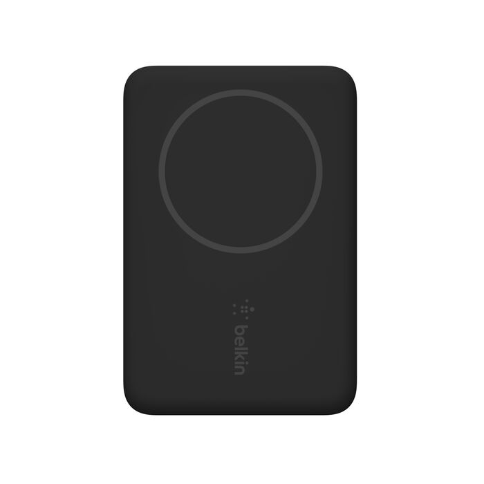BOOST CHARGE™ Magnetic Wireless Powerbank with kick stand 5,000 mAh Black