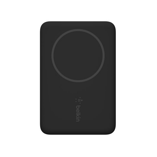 BOOST CHARGE™ Magnetic Wireless Powerbank with kick stand 5,000 mAh Black
