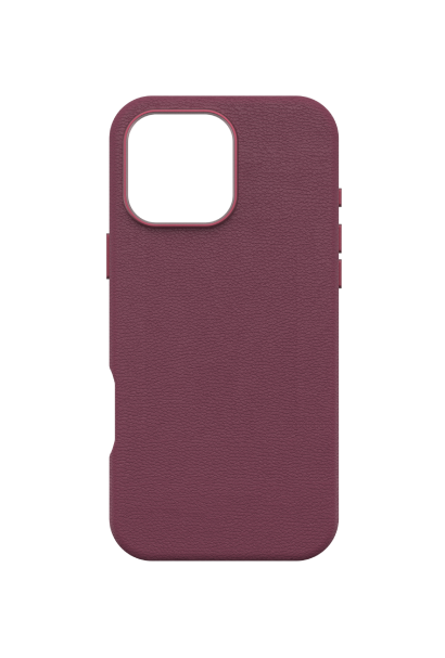 OtterBox Symmetry Cactus Leather - iPhone 16 Pro - Maroon Bells (Red)