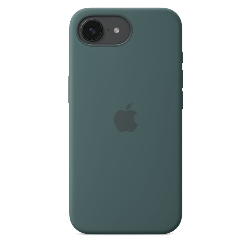 iPhone 16e Silicone Case – Lake Green – iQ Jersey iPhone 16e Silicone Case – Lake Green – iQ Jersey