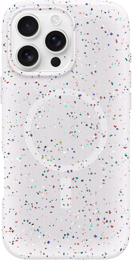 OtterBox Symmetry Core - iPhone 16 Pro - Sprinkles (White)