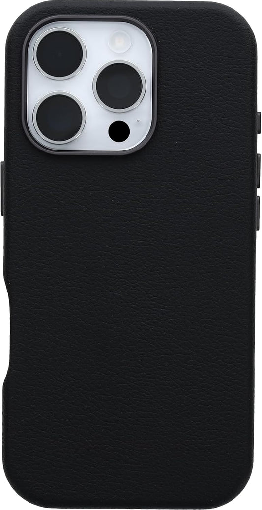 OtterBox Symmetry Cactus Leather - iPhone 16 Pro Max - Noir Ash (Black)