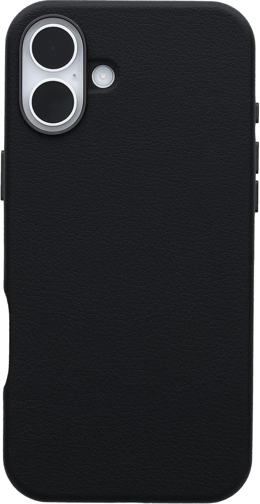 OtterBox Symmetry Cactus Leather - iPhone 16 Plus - Noir Ash (Black)