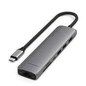 USB-C Slim Multi-Port with Ethernet Adapter - Space Grey