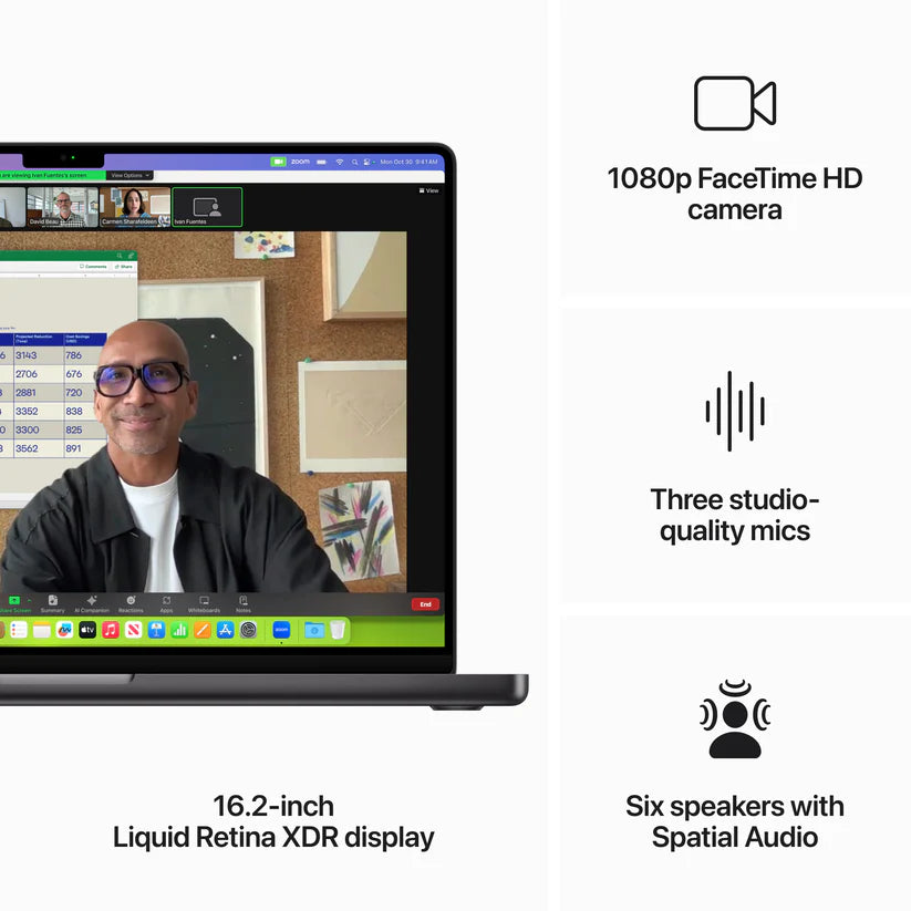 Apple 16-inch MacBook Pro - M3 Max chip with 16‑core CPU / 40‑core GPU - 1TB - 48GB RAM - Space Black