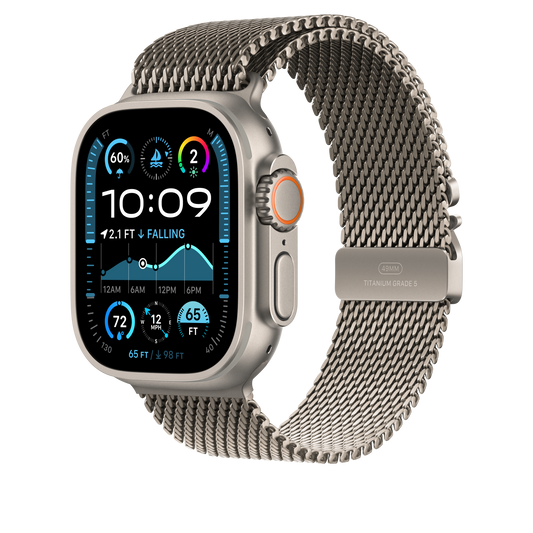 49mm Black Titanium Milanese Loop - Medium – iQ Jersey