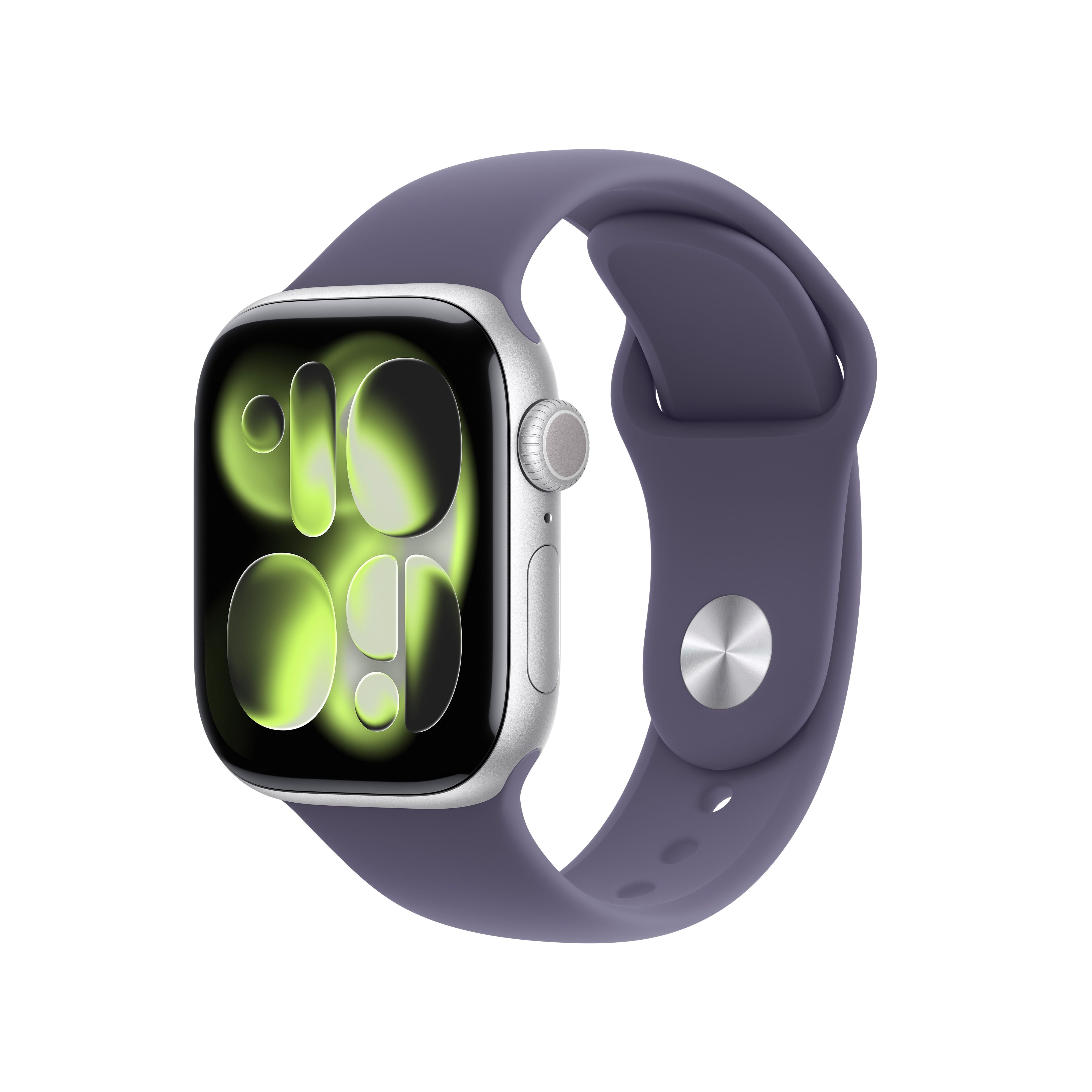 Apple Watch Series 11 GPS 42mm Silver Aluminium Case with Purple
