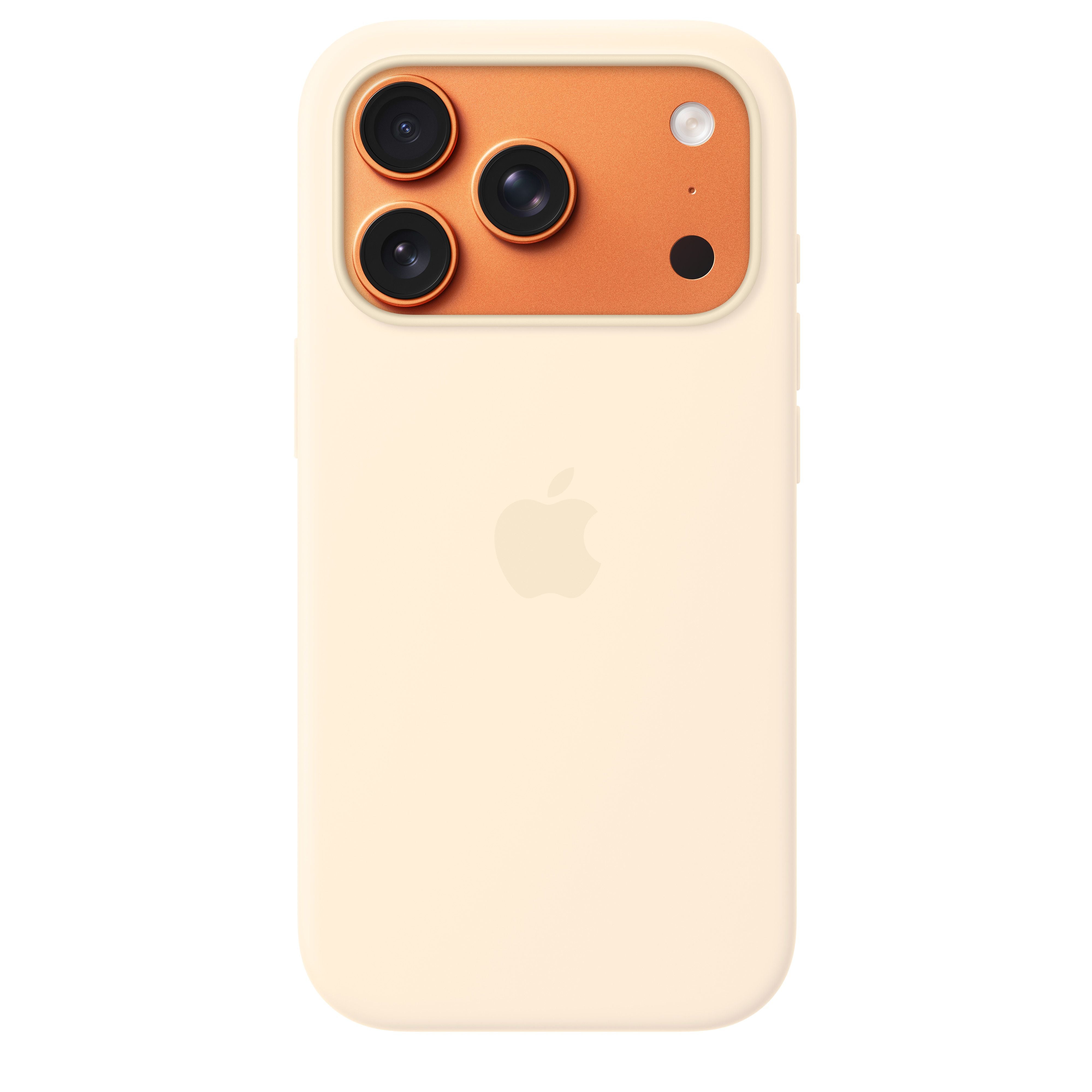 iPhone 17 Pro Silicone Case with MagSafe – Vanilla – iQ Jersey