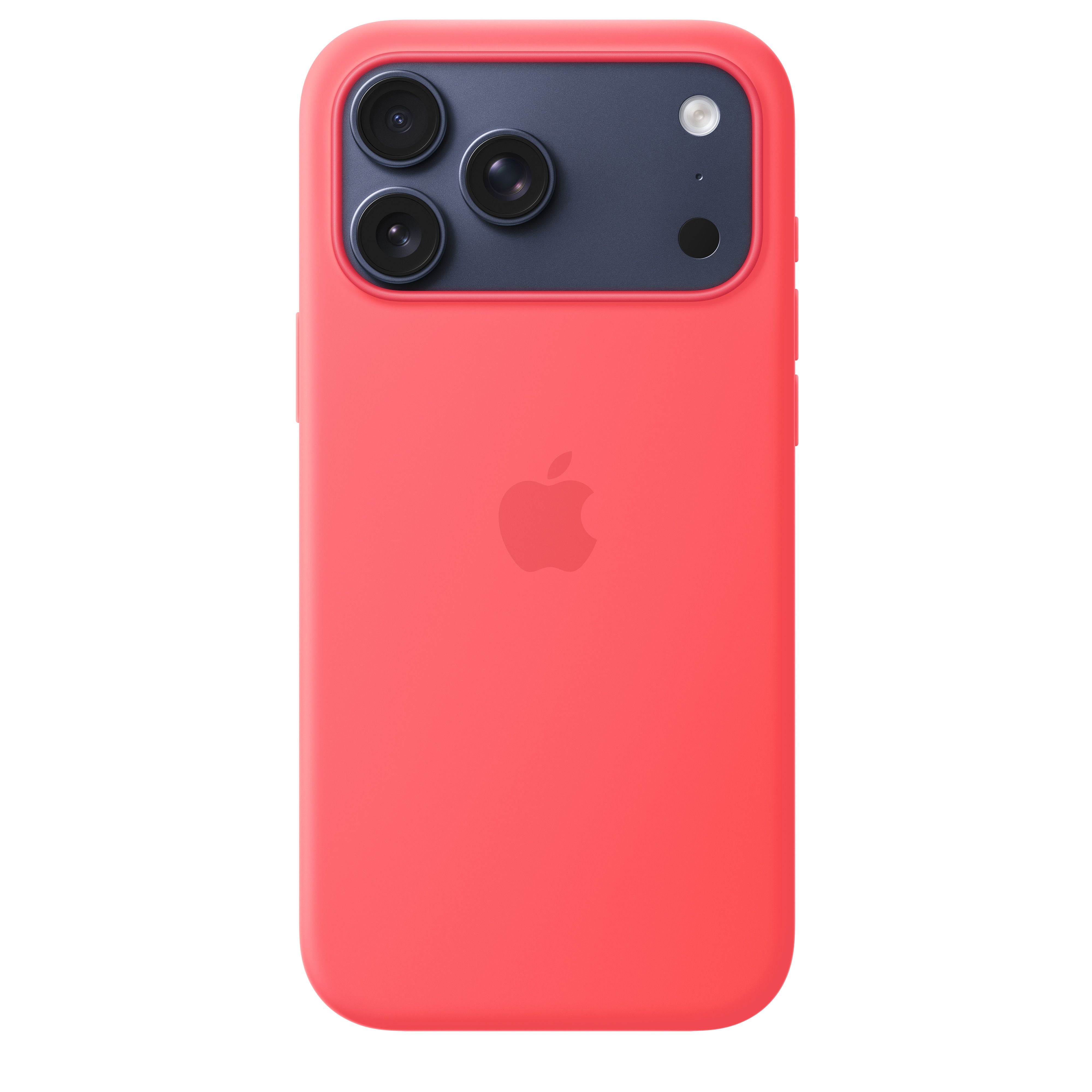iPhone 17 Pro Max Silicone Case with MagSafe – Bright Guava – iQ