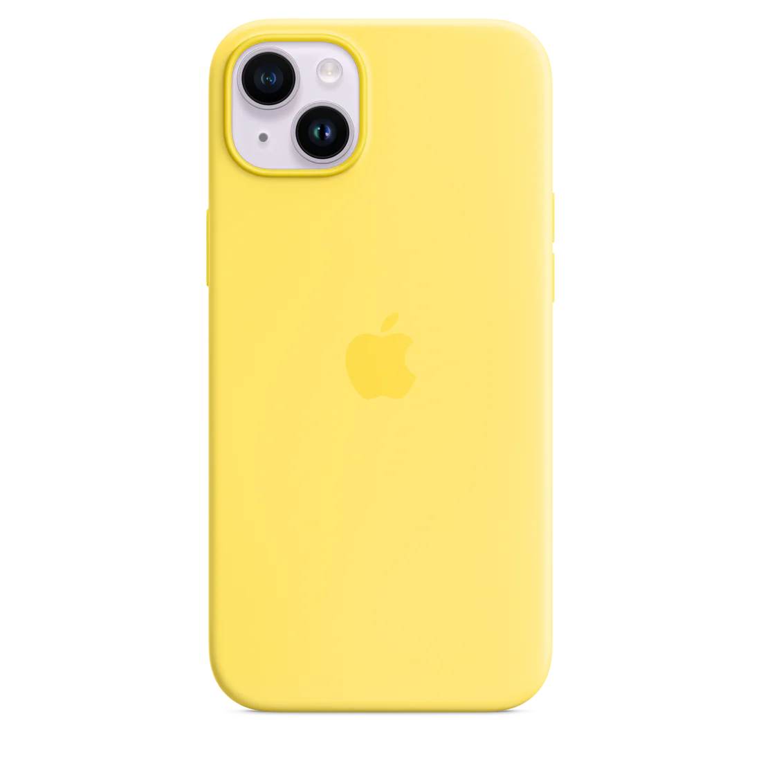 iPhone 14 Plus Silicone Case with MagSafe - Canary Yellow