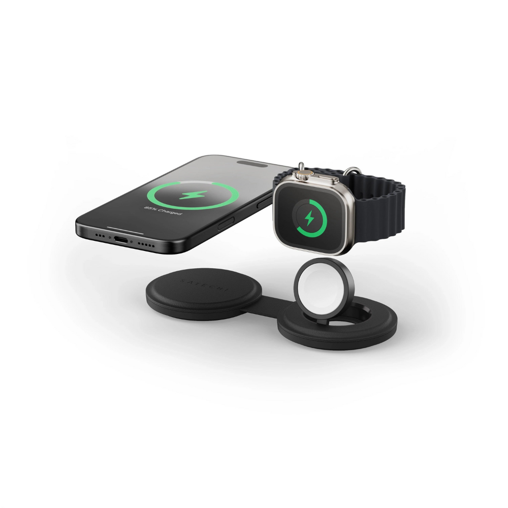On the Go 2in1 Wireless Charger - Black