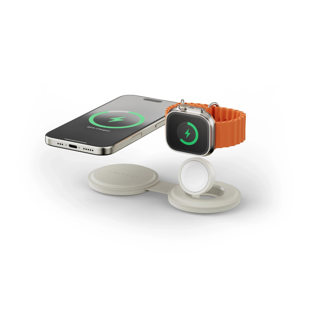 On the Go 2in1 Wireless Charger - Sand