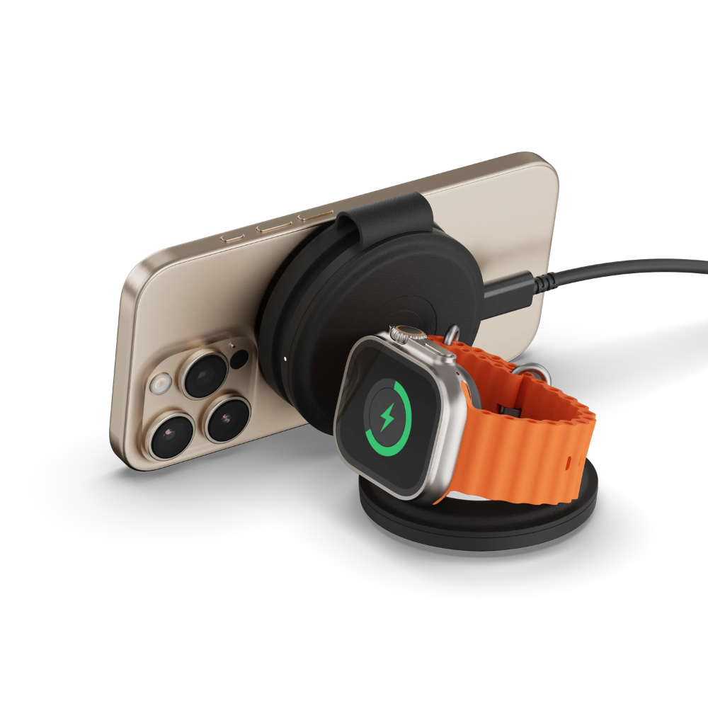 On the Go 3in1 Wireless Charger - Black