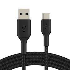 BOOST CHARGE™ 100w USB-C to USB-C 2.0 Braided Cable 2M Black