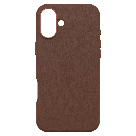 OtterBox Symmetry Cactus Leather - iPhone 16 Plus - Rich Adobe (Brown)