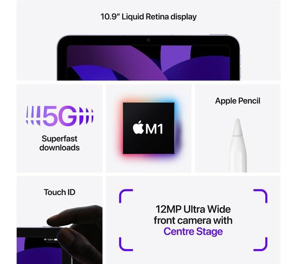 10.9-inch iPad Air (2022) - 256GB - WiFi+Cell - Pink – iQ Jersey