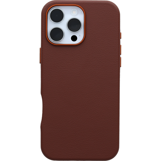 OtterBox Symmetry Cactus Leather - iPhone 16 Pro - Rich Adobe (Brown)