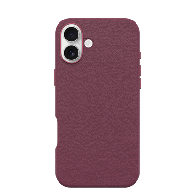 OtterBox Symmetry Cactus Leather - iPhone 16 - Maroon Bells (Red)